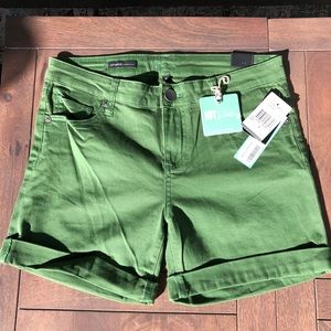 Kut from the Kloth Green Catherine Boyfriend Short